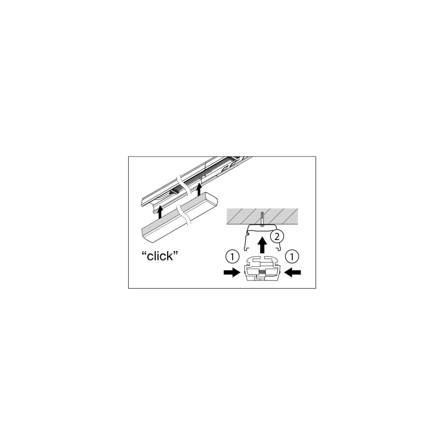 Ledvance LED Skensystem Trusys Flex Smal Spridningsgrad Vit 50W 8600lm - 865 Dagsljus | Dali Dimbar - Ersättare 2x58W