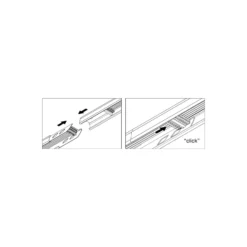 Ledvance LED Skensystem Trusys Flex Smal Spridningsgrad Vit 50W 8600lm - 865 Dagsljus | Dali Dimbar - Ersättare 2x58W