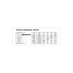 Ledvance LED Skensystem Trusys Universal Vit 73W 12750lm - 840 Kallvit | Ersättare 2x58W