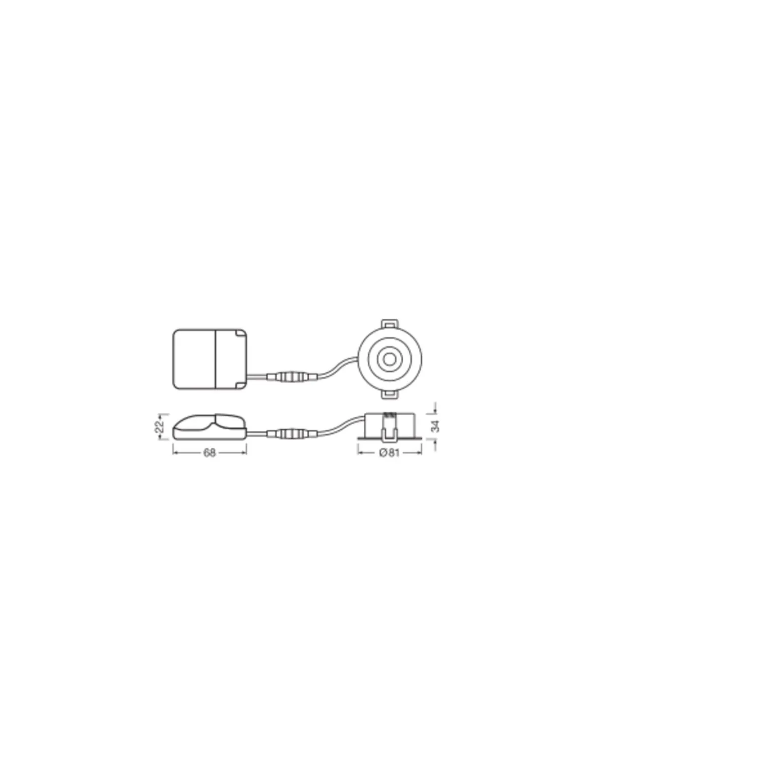 Ledvance LED Spot Air Adjust Aluminium Vit 4W 340lm 36D - 940 Kallvit | Utskärning 68mm - IP23 - Bästa färgåtergivning - Dimbar