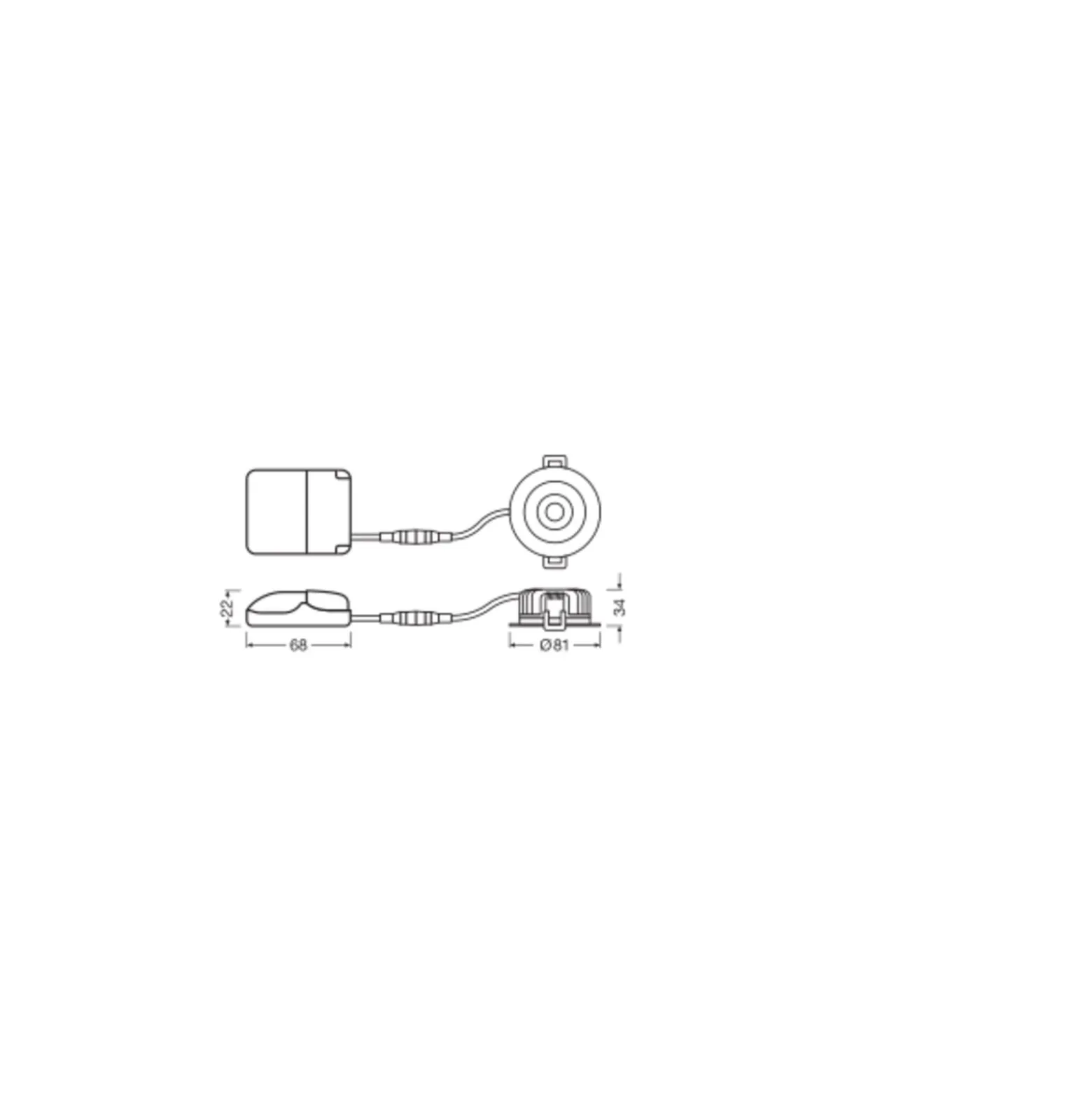 Ledvance LED Spot Air Fix Aluminium Svart 6W 480lm 36D - 927 Extra Varm Vit | Utskärning 68mm - IP65 - Bästa färgåtergivning - Dimbar