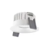 Ledvance LED Spot Fix Aluminium Vit 8W 680lm 36D - 930 Varm Vit | Utskärning 68mm - IP44 - Bästa färgåtergivning - Dimbar