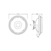 Ledvance LED spot G53 AR111 7.4W 450lm 24D - 930 Varm Vit | Bästa färgåtergivning - Dimbar - Ersättare 50W