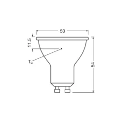 Ledvance LED Spot GU10 PAR16 5.6W 620lm 120D - 827 Extra Varm Vit | Ersättare 80W
