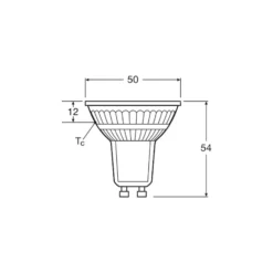 Ledvance LED Spot GU10 PAR16 3.1W 350lm 120D - 827 Extra Varm Vit | Ersättare 32W