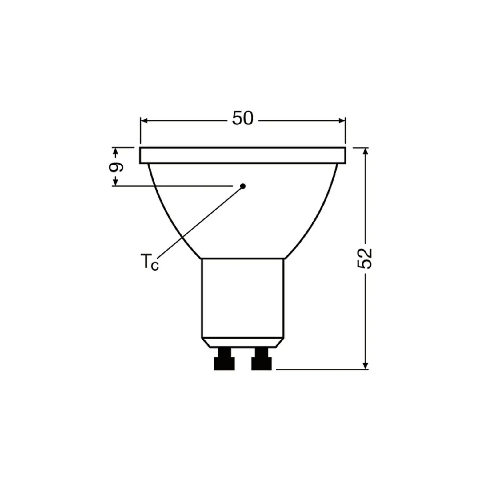 Ledvance LED Spot GU10 PAR16 6.1W 575lm 60D - 930 Varm Vit | Bästa Färgåtergivning - Dimbar - Ersättare 80W