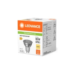 Ledvance LED Spot GU10 PAR16 6.1W 575lm 60D - 830 Varm Vit | Ersättare 80W