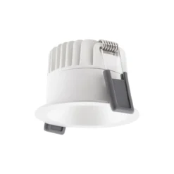 Ledvance LED Spot Mörklight Aluminium Vit 8W 680lm 36D - 930 Varm Vit | Utskärning 68mm - IP44 - Bästa färgåtergivning - Dimbar