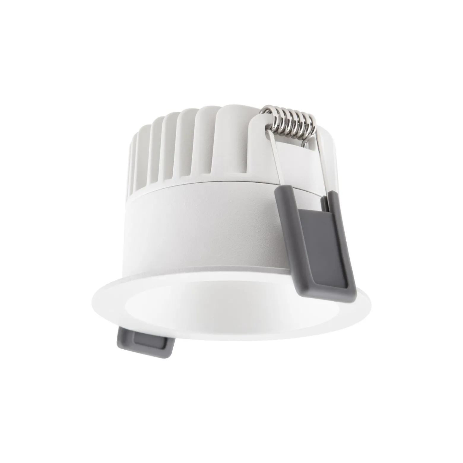 Ledvance LED Spot Mörklight Aluminium Vit 8W 680lm 36D - 930 Varm Vit | Utskärning 68mm - IP44 - Bästa färgåtergivning - Dimbar