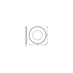 Ledvance LED Spot Spot Magnet Vit 8W 390lm 100D - 830 Varm Vit | 75mm - Dimbar