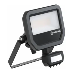 Ledvance LED Strålkastare Aluminium Svart 17W 2400lm 100D - 840 Kallvit | IP65 - Rörelse- Och Ljussensor - Symmetrisk