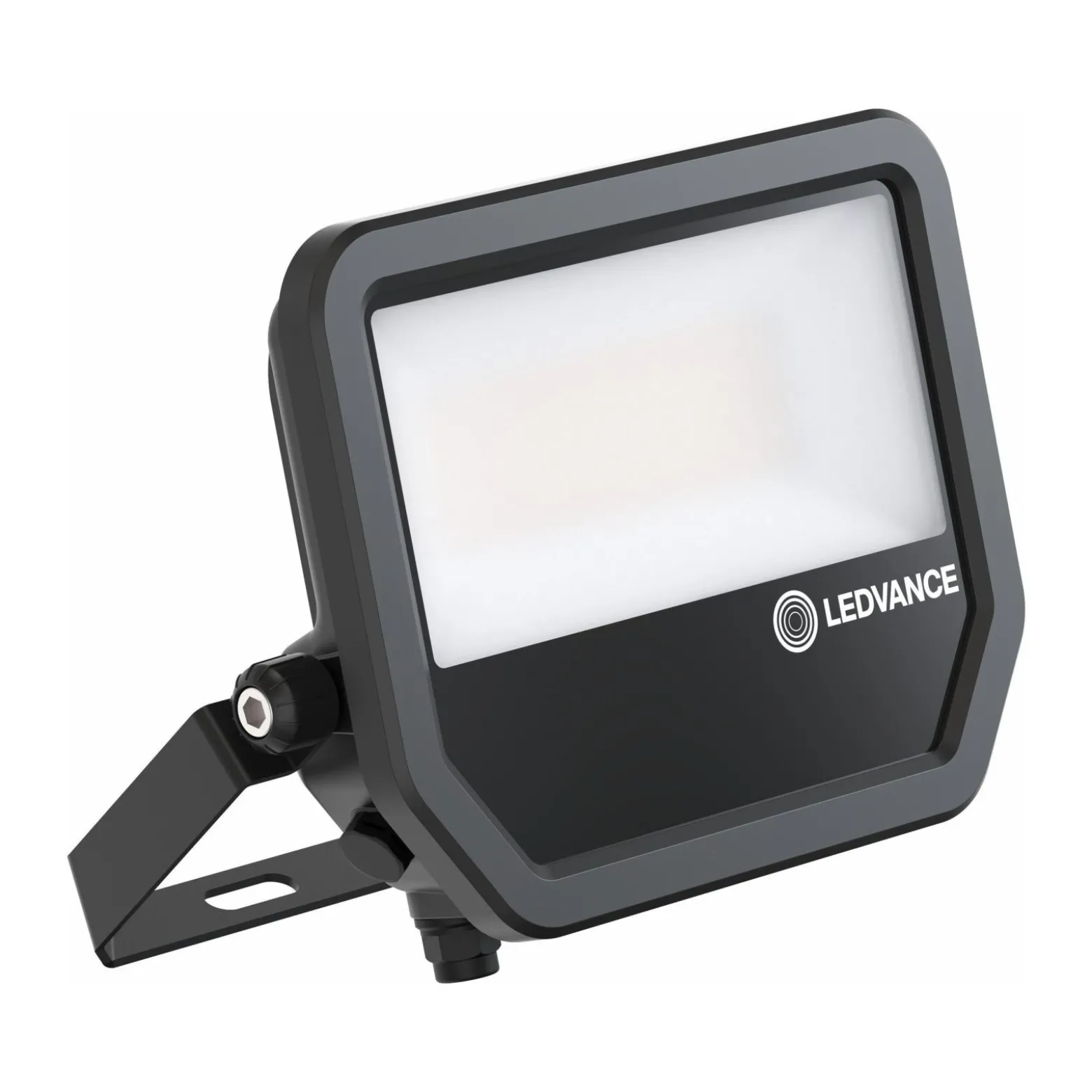 Ledvance LED Strålkastare Aluminium Svart 41W 5500lm 100D - 830 Varm Vit | IP66 - Symmetrisk