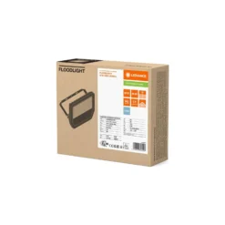 Ledvance LED Strålkastare Aluminium Svart 41W 6000lm 100D - 865 Dagsljus | IP66 - Symmetrisk