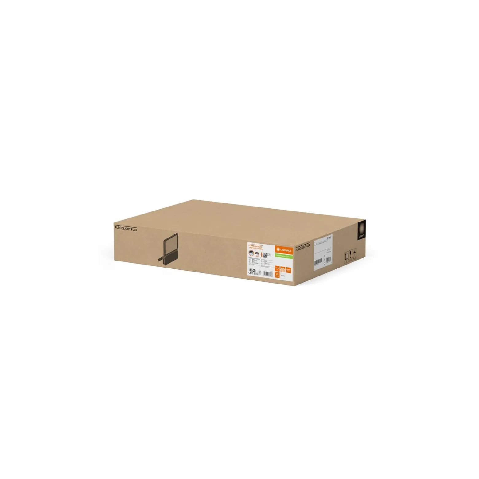 Ledvance LED Strålkastare Flex Vit 130W 19800lm 45x140D - 840 Kallvit | IP66 - Asymmetrisk