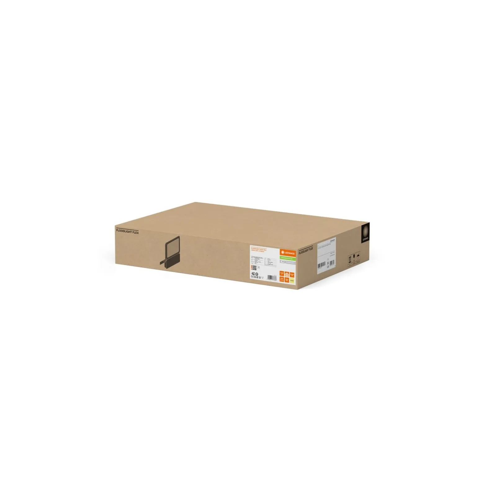 Ledvance LED Strålkastare Flex Vit 130W 19100lm 55x120D - 830 Varm Vit | IP66 - Dali Dimbar - Asymmetrisk
