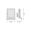Ledvance LED Strålkastare High Mast Aluminium Svart 470W 70000lm 30D - 757 Kallvit | IP66 - Symmetrisk - Exkl. Drivdon