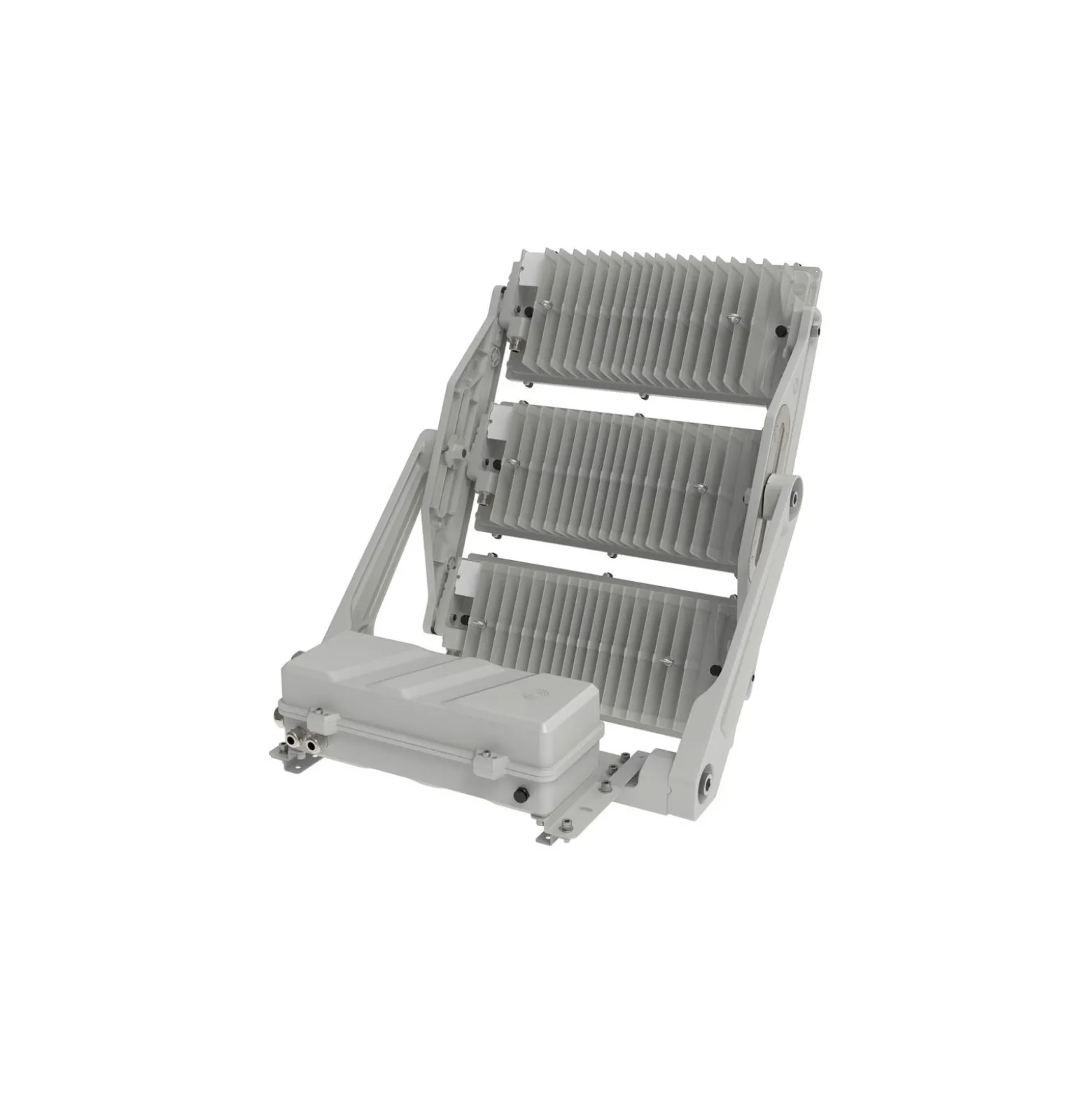 Ledvance LED Strålkastare Max Radial 10 Aluminium Grå 1800W 273000lm 10D - 740 Kallvit | IP66 - Symmetrisk