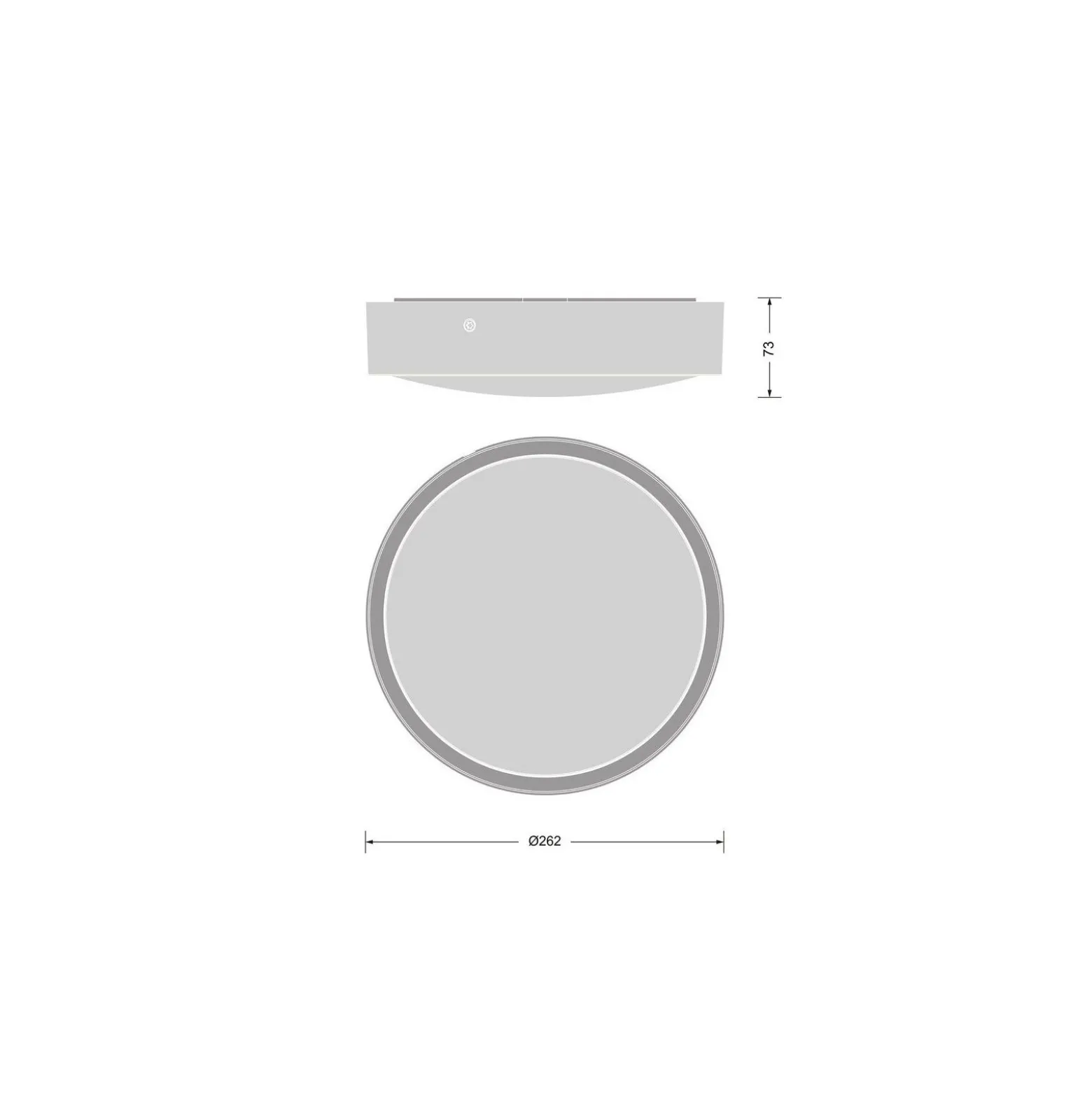 Ledvance LED Surface Bulkhead 262 10W 1220lm - 830-840 CCT | 262mm - IP65 - Rörelse- Och Ljussensor