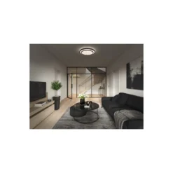 Ledvance LED Taklampa Orbis Berlin Svart 36W 2400lm - 830 Varm Vit