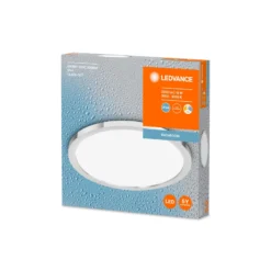 Ledvance LED Taklampa Vägglampa Badrumsbelysning Krom 18W 1250lm - 830-840 CCT | IP44