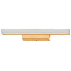Ledvance LED Vägglampa Badrumsbelysning Orbis Mirror Trä 6W 650lm - 830-840 CCT | IP44 - Touchdimmerbar