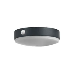 Ledvance LED Vägglampa Endura Stil Solar Tossa Svart 6W 500lm - 830 Varm Vit