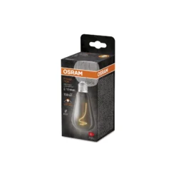 Ledvance LED Vintage 1906 E27 Edison Filament Smokey 3.4W 100lm - 818 Extra Varm Vit