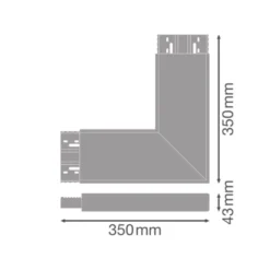 Ledvance Linear IndiviLED Hörn Anslutningsstycke Vit
