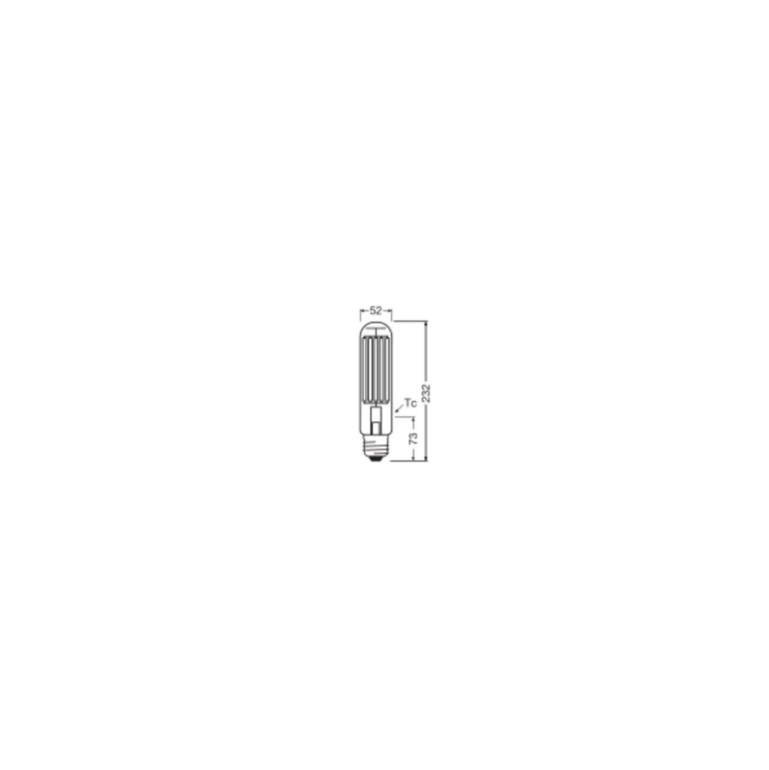 Ledvance NAV LED E40 Klar 45W 9000lm – 727 Extra Varm Vit | Ersättare 150W