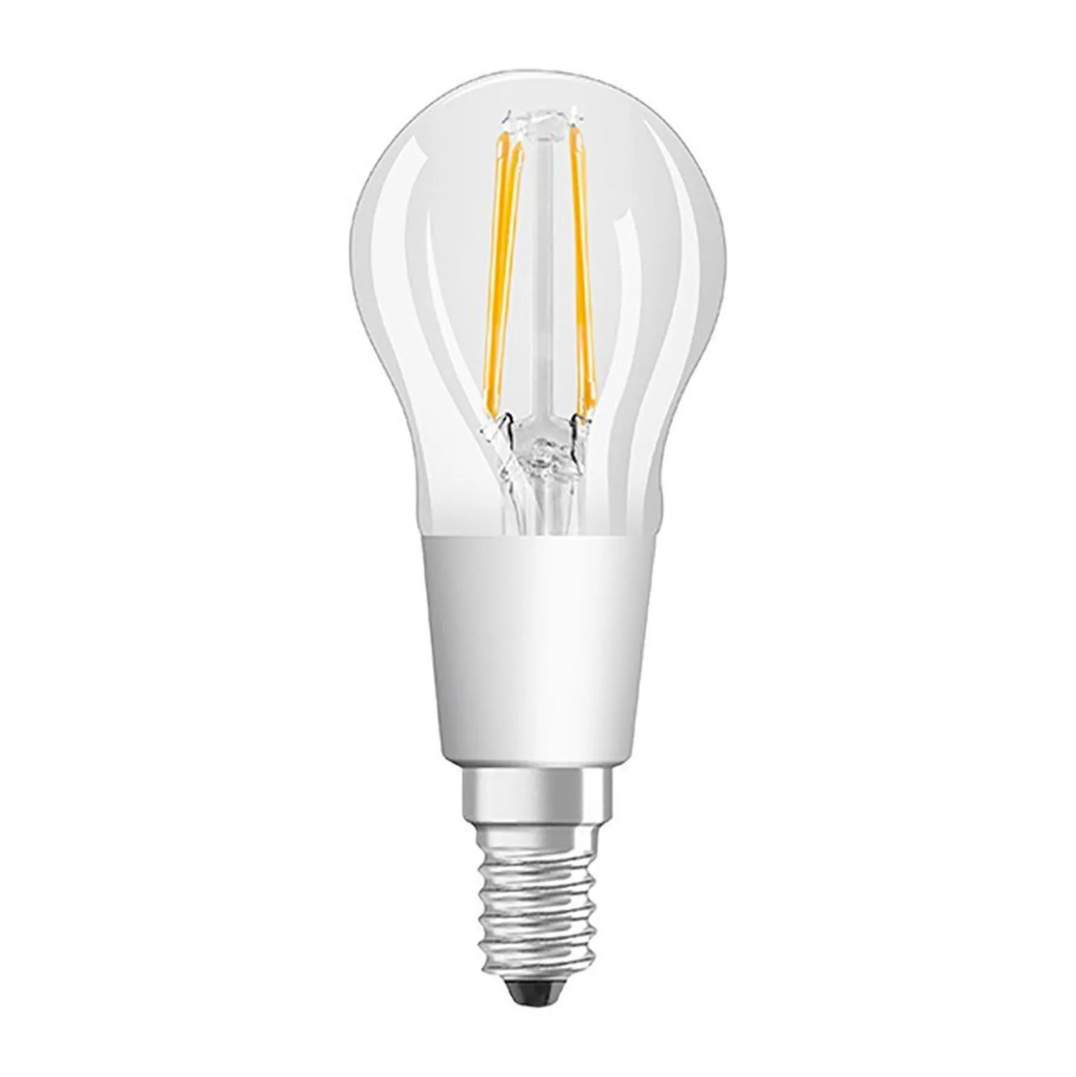 Ledvance Smart+ BT E14 Päron Filament 4W 470lm - 827 Extra Varm Vit | Dimbar - Ersättare 40W