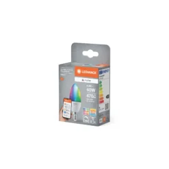 Ledvance Smart+ Matter E14 B40 4.9W 470lm - 827-865 Justerbar Vit | RGBW - Dimbar - Ersättare 40W