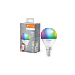 Ledvance Smart+ Matter E14 P45 4.9W 470lm - 827-865 Justerbar Vit | RGBW - Dimbar - Ersättare 40W