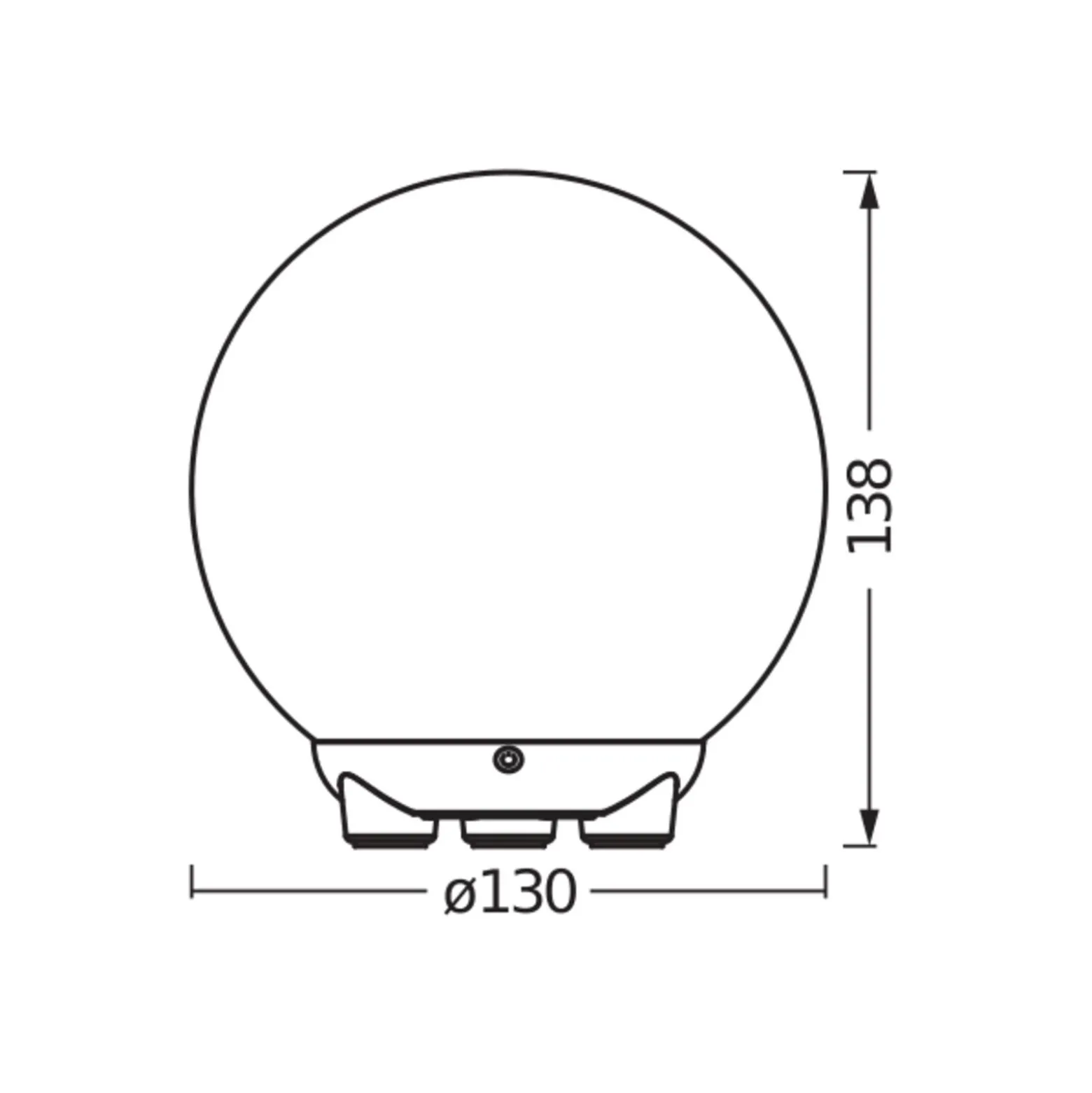 Ledvance Smart+ Wifi Boll Magic Vit 2W 130lm - 822-865 Justerbar Vit | RGBW - USB