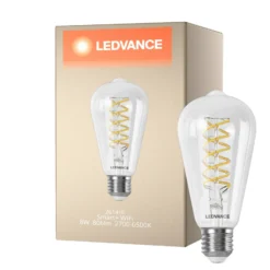 Ledvance Smart+ Wifi E27 ST64 8W 806lm - 827-865 Justerbar Vit | Dimbar - Ersättare 60W