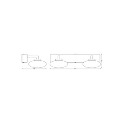 Ledvance Smart+ Wifi LED Vägglampa Badrumsbelysning Silver 12W 800lm - 830-865 Justerbar Vit | IP44