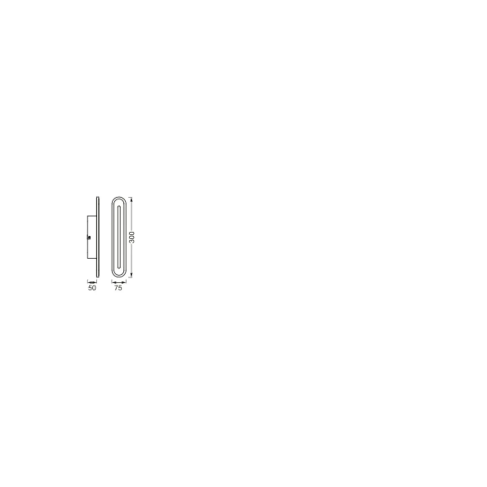 Ledvance Smart+ Wifi LED Vägglampa Badrumsbelysning Vit 13W 600lm - 830-865 Justerbar Vit | IP44
