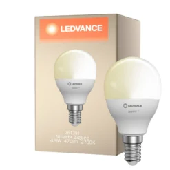 Ledvance Smart+ Zigbee E14 P45 4.9W 470lm - 827 Extra Varm Vit | Dimbar - Ersättare 40W