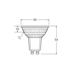 Ledvance Superior LED Spot Reflektor GU10 PAR16 2W 360lm 36D - 827 Extra Varm Vit | Ersättare 50W