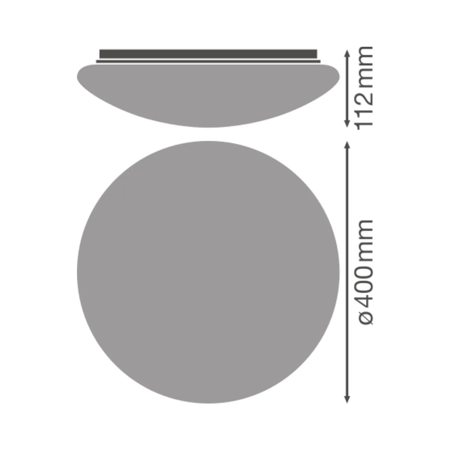 Ledvance Surface Cirkulär cover 400mm Vit