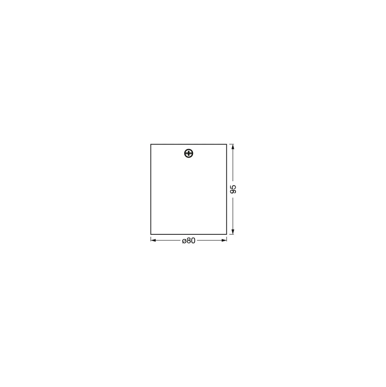Ledvance Surface Spot Runda Vit| 80mm - Passande för GU10