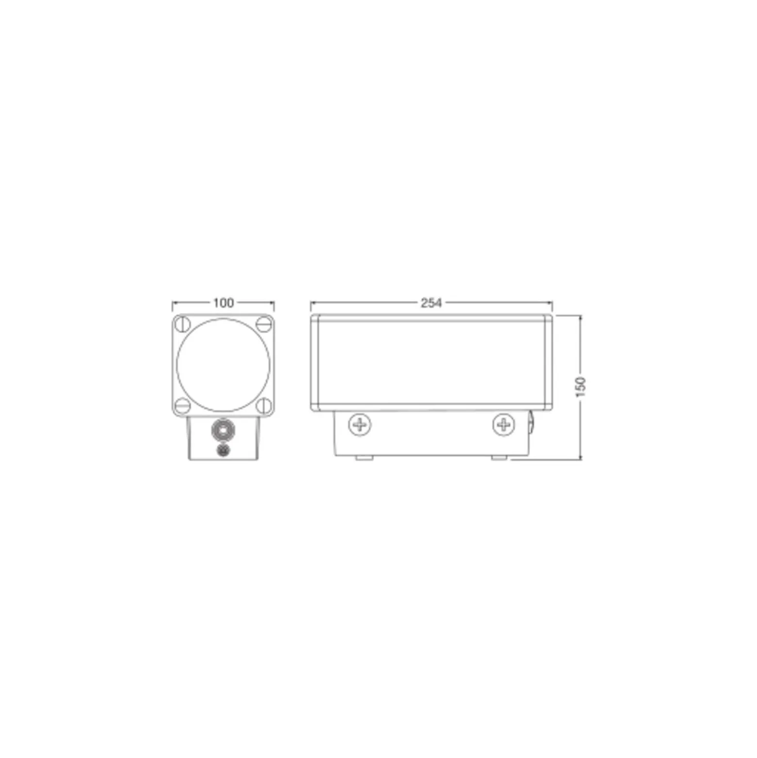 Ledvance Vägglampa Urban Vario Aluminium Svart Up & Down 29W 2900lm - 830-840 CCT | IP65