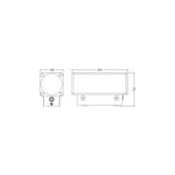Ledvance Vägglampa Urban Vario Aluminium Svart Up & Down 27W 2700lm - 830-840 CCT | IP65 - Dali Dimbar