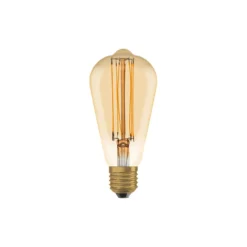 Ledvance Vintage 1906 LED E27 Edison Guld 5.8W 470lm - 822 Extra Varm Vit | Dimbar - Ersättare 40W
