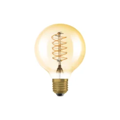 Ledvance Vintage 1906 LED E27 Globe Guld 7W 600lm - 822 Extra Varm Vit | Dimbar - Ersättare 48W