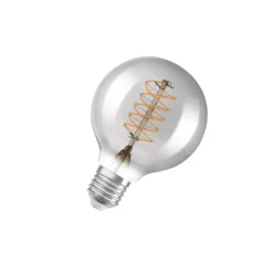 Ledvance Vintage 1906 LED E27 Globe Smoke 7.8W 360lm - 818 Extra Varm Vit | Dimbar - Ersättare 30W