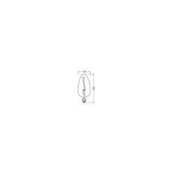 Ledvance Vintage 1906 LED E27 Kronljus Klar 4W 140lm - 818 Extra Varm Vit | Dimbar - Ersättare 15W