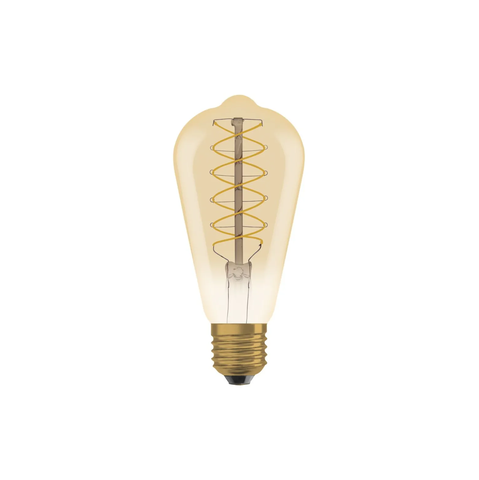 Ledvance Vintage 1906 LED E27 Päron Guld 4.8W 420lm - 822 Extra Varm Vit | Dimbar - Ersättare 37W