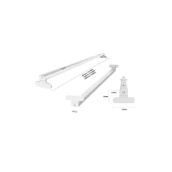 Noxion Allmänbruksarmatur Click V2 LED T8 | Passande för 2x 120cm LED Rör