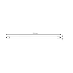 Noxion Avant LEDtube T5 Avant Extreme (Mains AC) High Output 36W 5600lm - 840 Kallvit | 145cm - Ersättare 80W