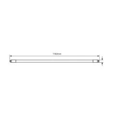 Noxion Avant LEDtube T5 Avant Extreme (Mains AC) High Efficiency 16W 2300lm - 830 Varm Vit | 115cm - Ersättare 28W
